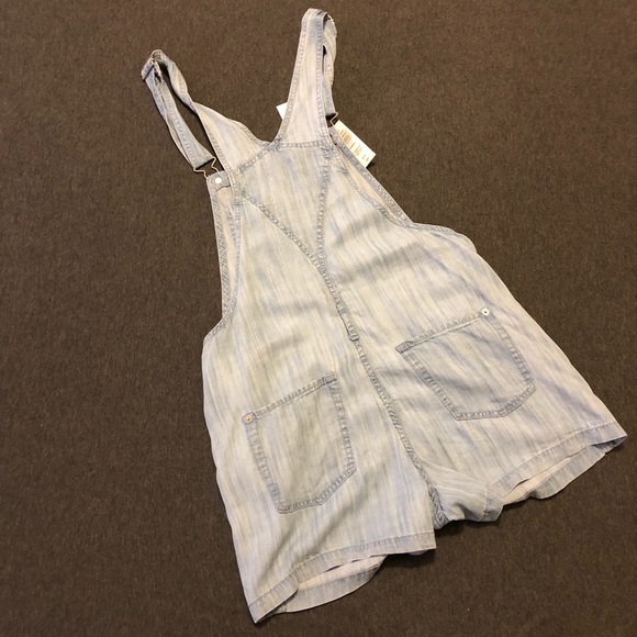 Aritzia Tna Senryu Romper in Medium Light Wash - Picture 3 of 5